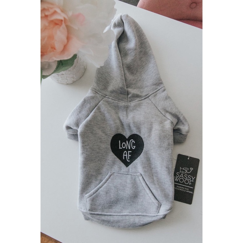 Sassy Woof Hoodie – Long AF|Small|Medium|Large|X-Large|2X-Large