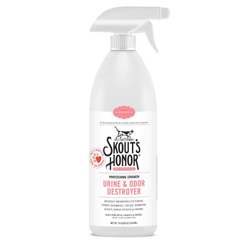 Skout’s Honor CAT URINE & ODOR DESTROYER – 35oz