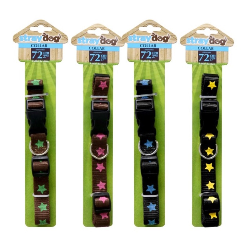Stray Dog Printed Collar-Stars 72 cm