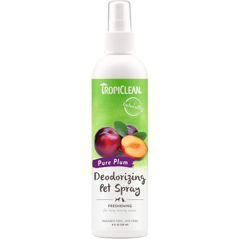 TROPICLEAN PURE PLUM DEODORIZING PET SPRAY