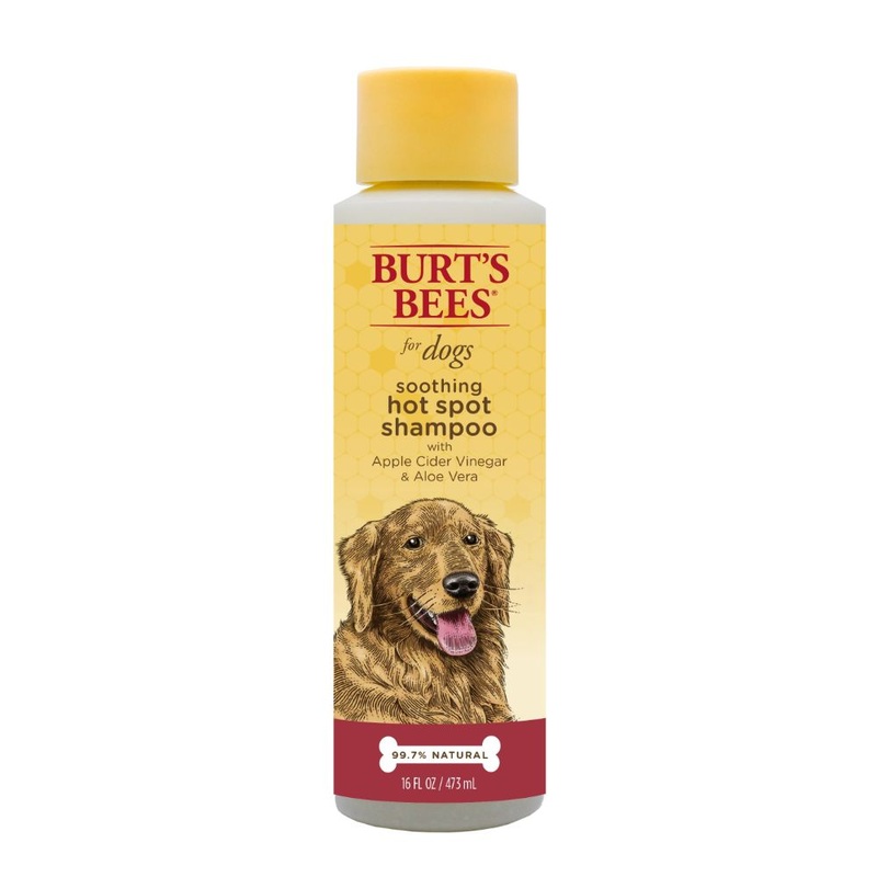 Burt’s Bees Soothing Hot Spot Shampoo with Apple Cider Vinegar and Aloe Vera, 16 Ounces