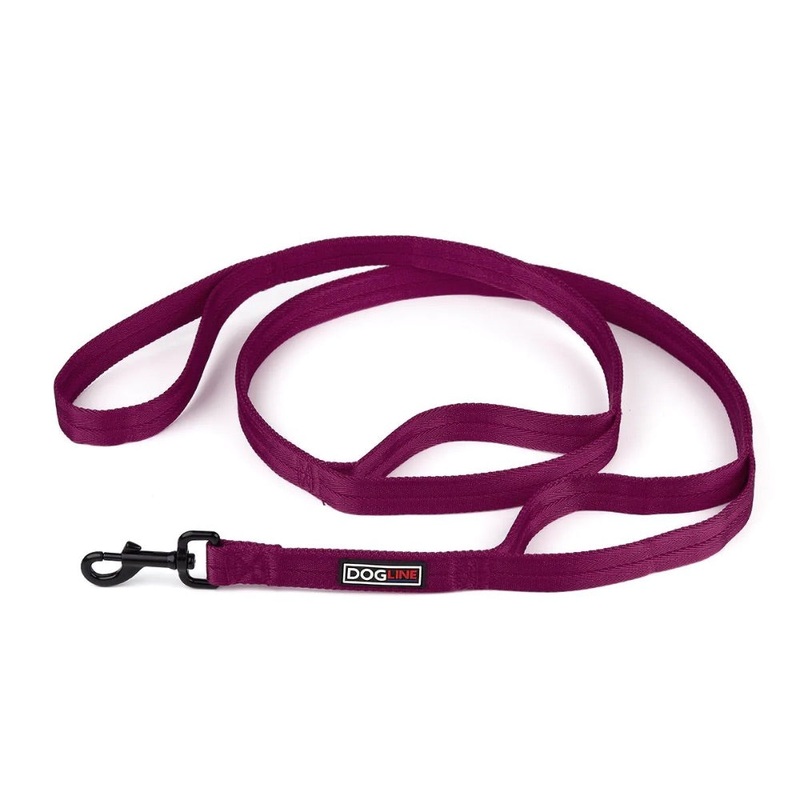Dogline Double Ply Nylon Multi Handle Leash – 6ft