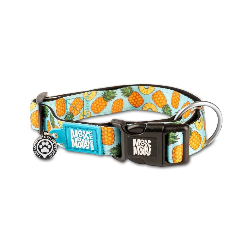 Max & Molly GOTCHA! SMART ID COLLAR – SWEET PINEAPPLE