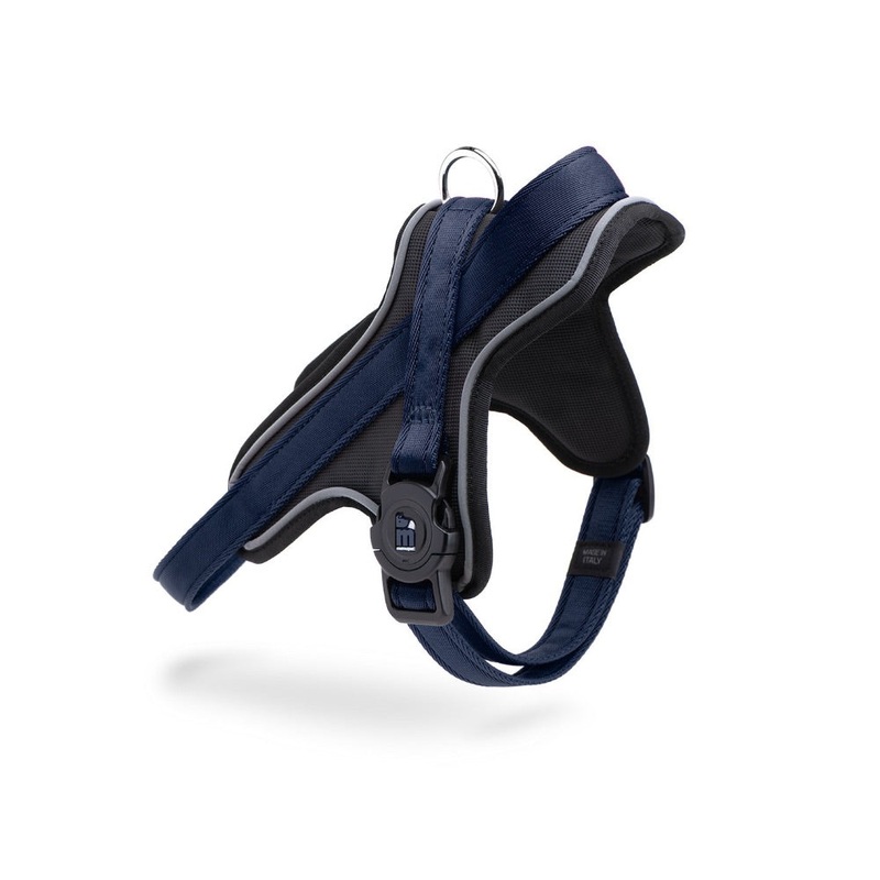 My Family memopet Dark Blue Dog Harness