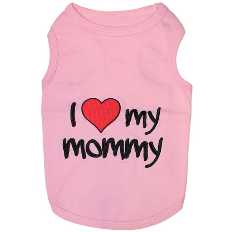Parisian Pet I Love My Mommy Tee Pink