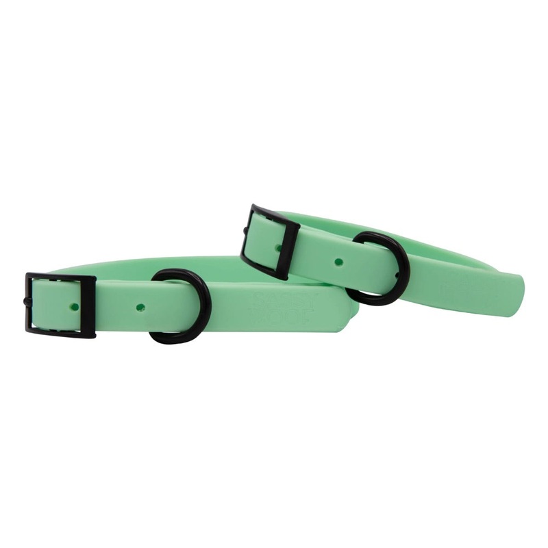 Sassy Woof Waterproof Collar – Green