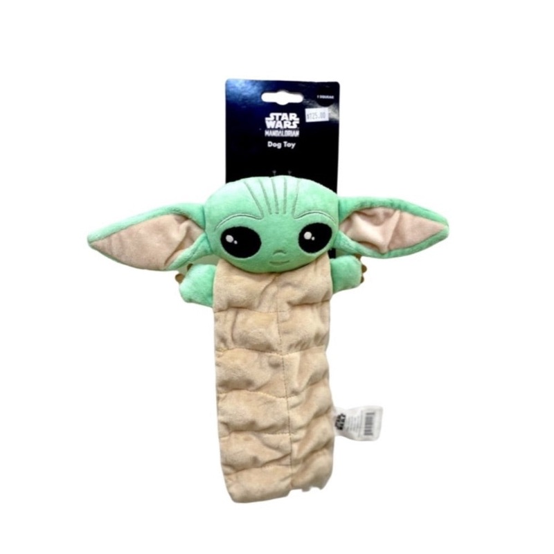 Star Wars Mandalorian Baby Yoda Squeakee Dog Toy