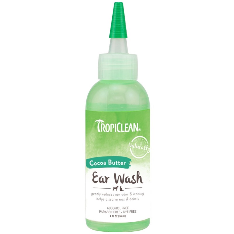 TROPICLEAN ALCOHOL-FREE EAR WASH – 4fl. oz