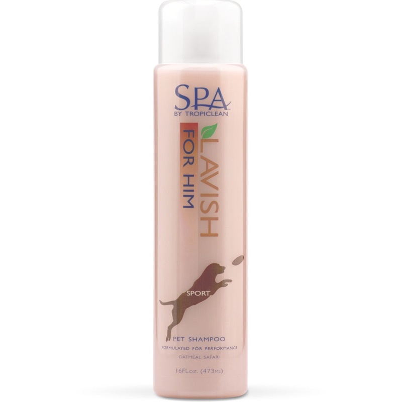 Tropiclean Spa LAVISH FOR HIM SHAMPOO FOR PETS – 16fl