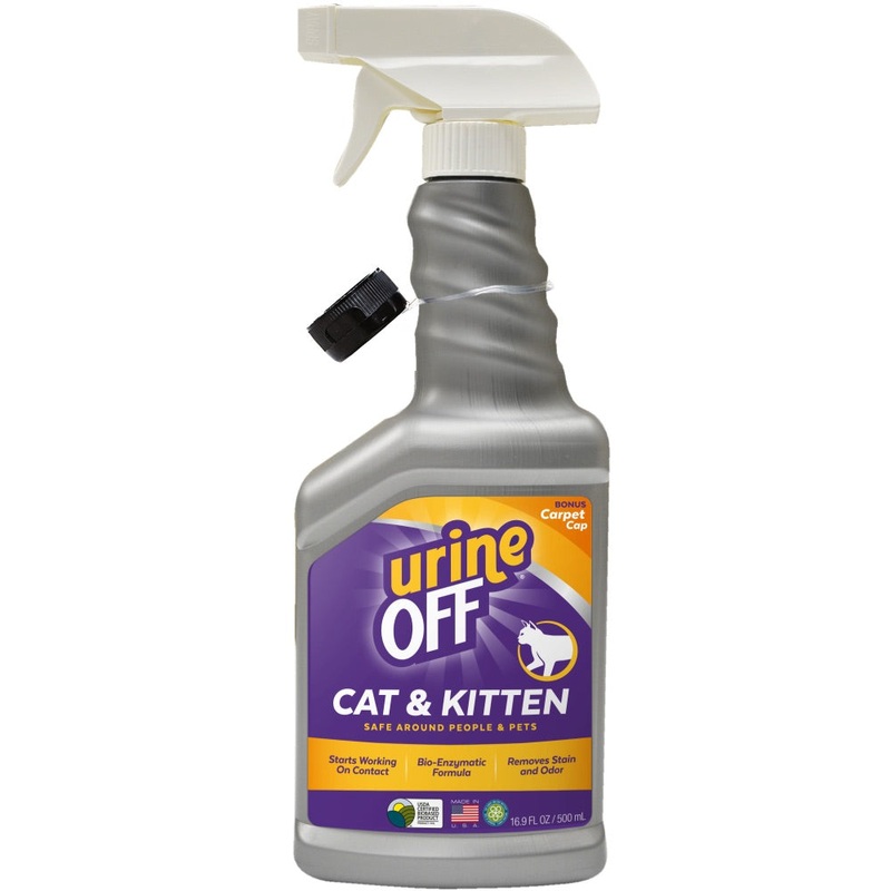 Urine Off Cat & Kitten Formula Sprayer with Carpet Cap 16z