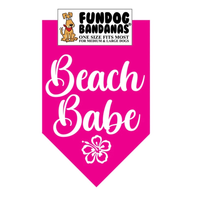 Fundog Beach Babe Bandana|Miniature|Medium/Large