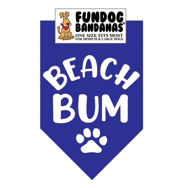 Fundog Beach Bum Bandana|Miniature|Medium/Large