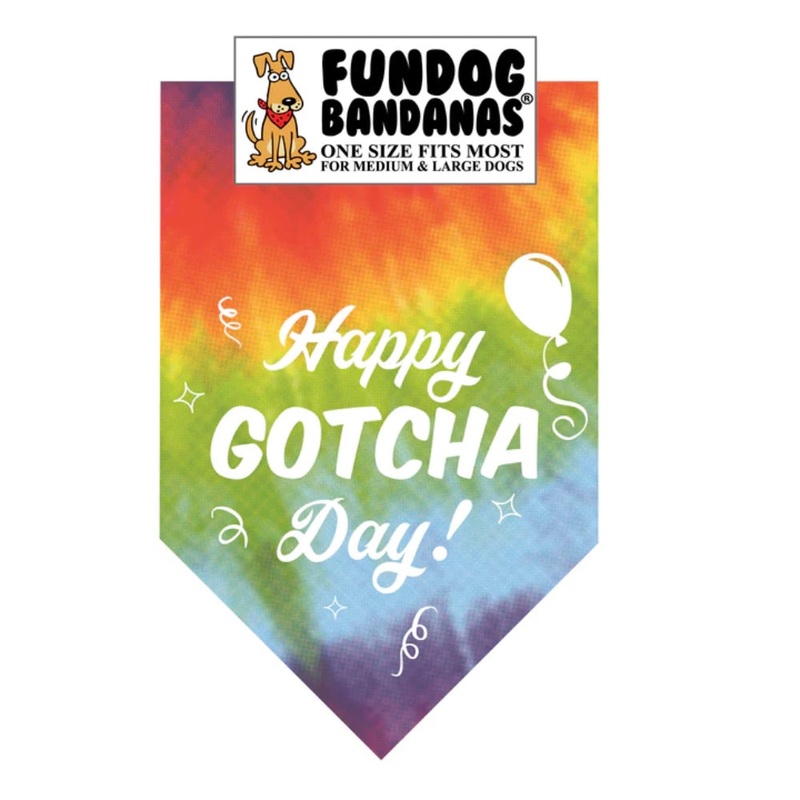 Fundog Happy Gotcha Day! Bandana