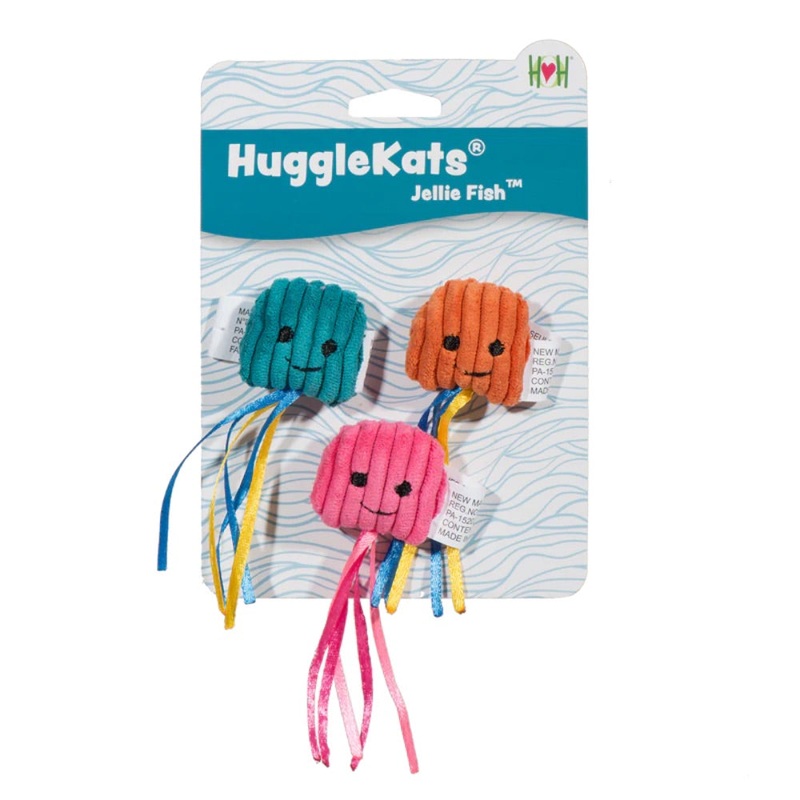 HuggleHounds HuggleKats Jellie Fish Cat Toy