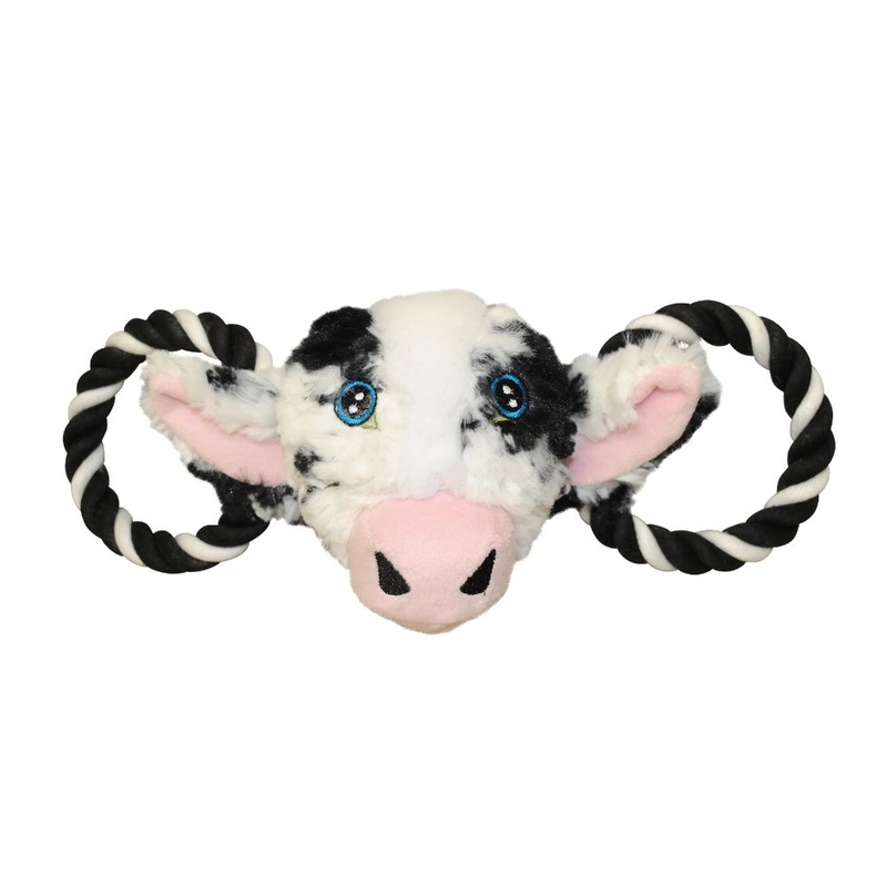 Jolly Pets Tug-a-Mals – Cow|Small|Medium|Large|X-Large