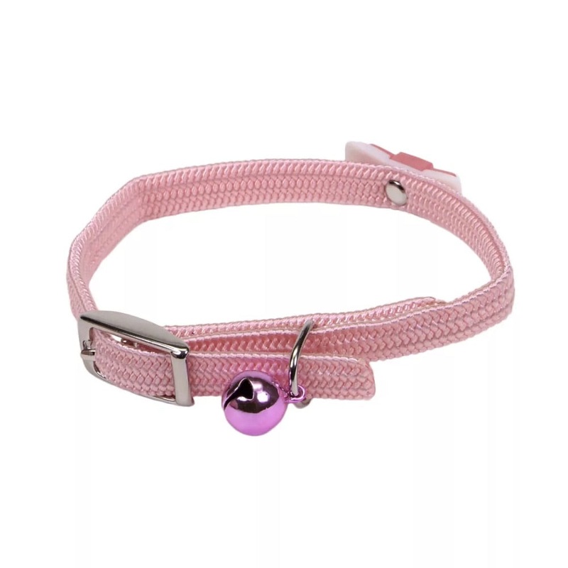 Li’l Pals Elasticized Safety Kitten Collar with Jeweled Bow
