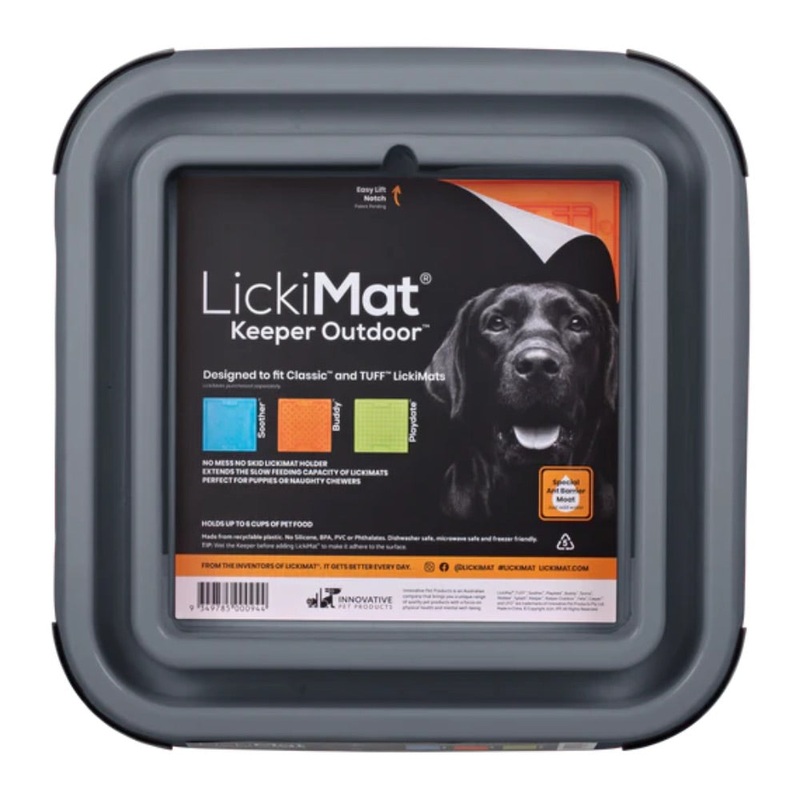 LickiMat  Outdoor Keeper – Grey