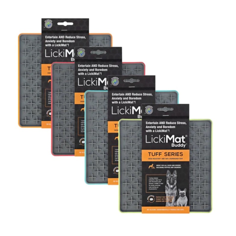 LickiMat  Tuff  Buddy|Pink|Purple|Green|Blue