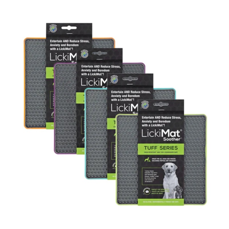 LickiMat  Tuff  Soother|Green|Blue|Orange|Pink