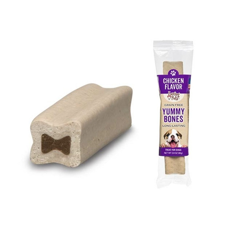 Loving Pets Yummy Bones Singles – Chicken Flavor (1 Piece)