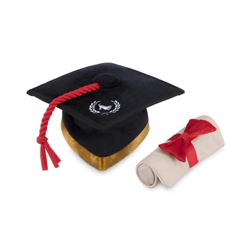 P.L.A.Y Back to School Collection Graduation Cap Dog Toy