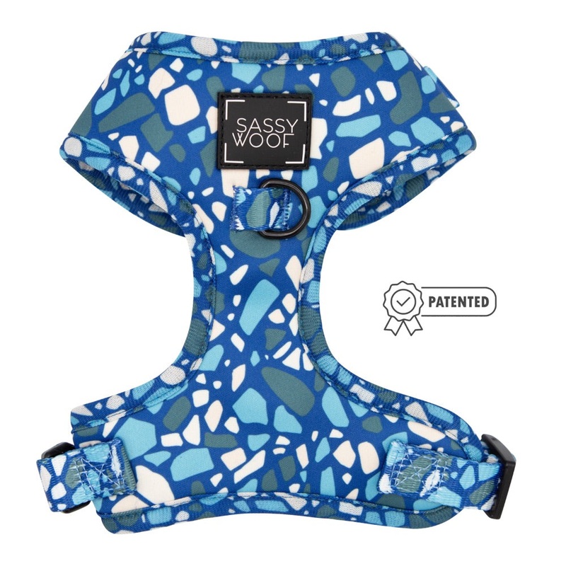 Sassy Woof Adjustable Harness – Santorini