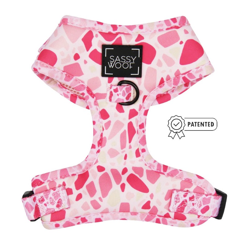 Sassy Woof DOG ADJUSTABLE HARNESS – MYKONOS