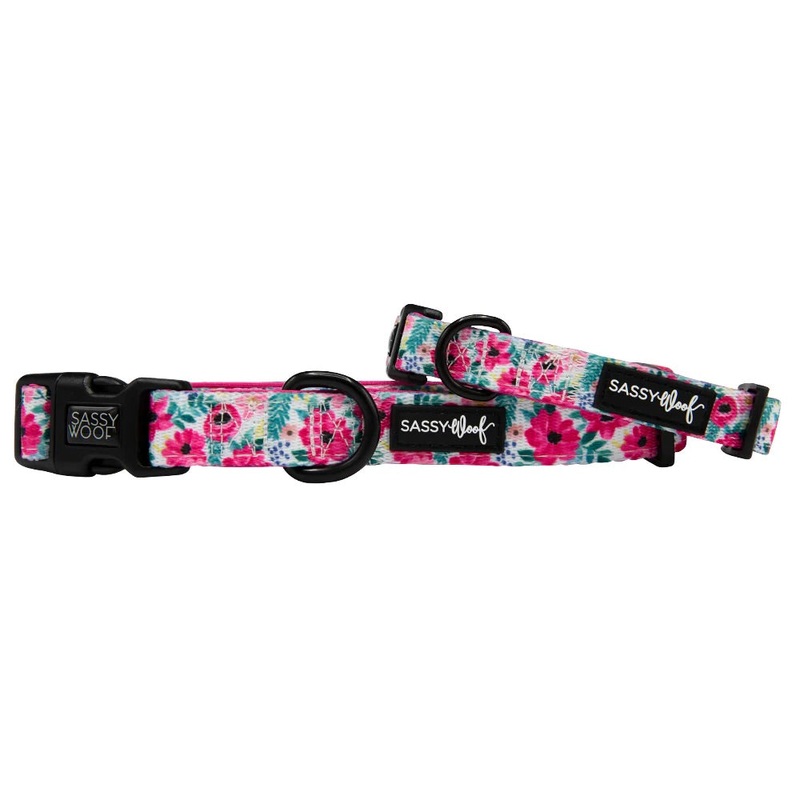 Sassy Woof DOG COLLAR – FLORAL FRENZY