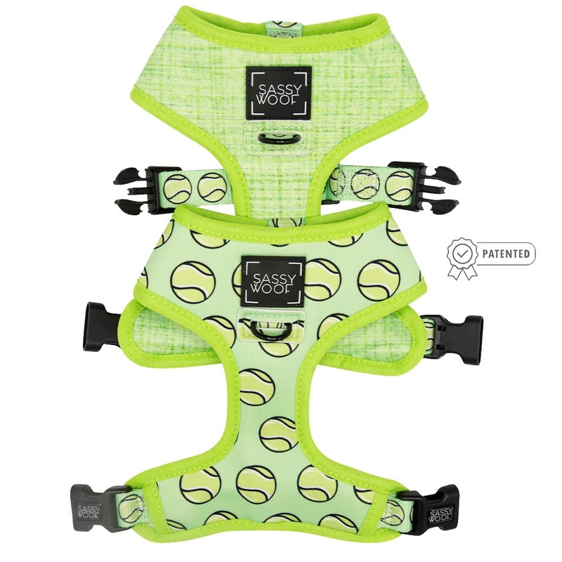 Sassy Woof DOG REVERSIBLE HARNESS – SERVING UP SASS