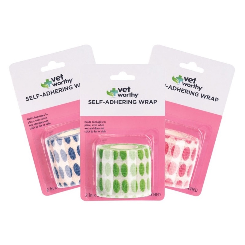Vet Worthy Pet Adhering Wrap Bandage