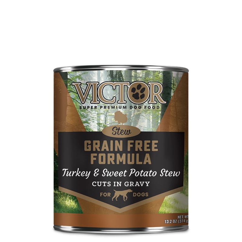 Victor Grain Free Formula Turkey and Sweet Potato Cuts in Gravy