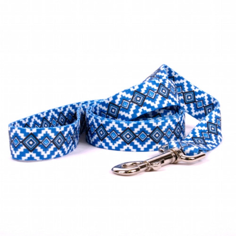 Yellow Dog Design AZTEC BLUE DOG LEASH – 5ft