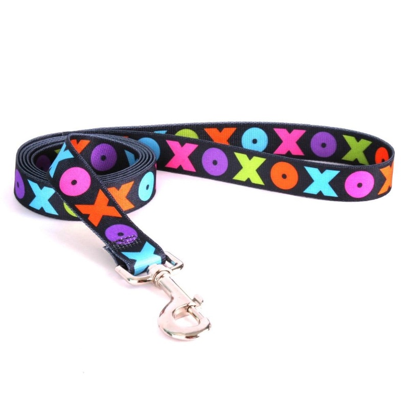 Yellow Dog Design HUGS AND KISSES DOG LEASH – 5ft