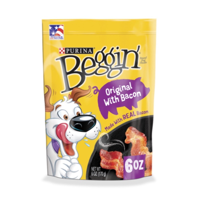 Beggin’ Dog Treats Original With Bacon 6oz