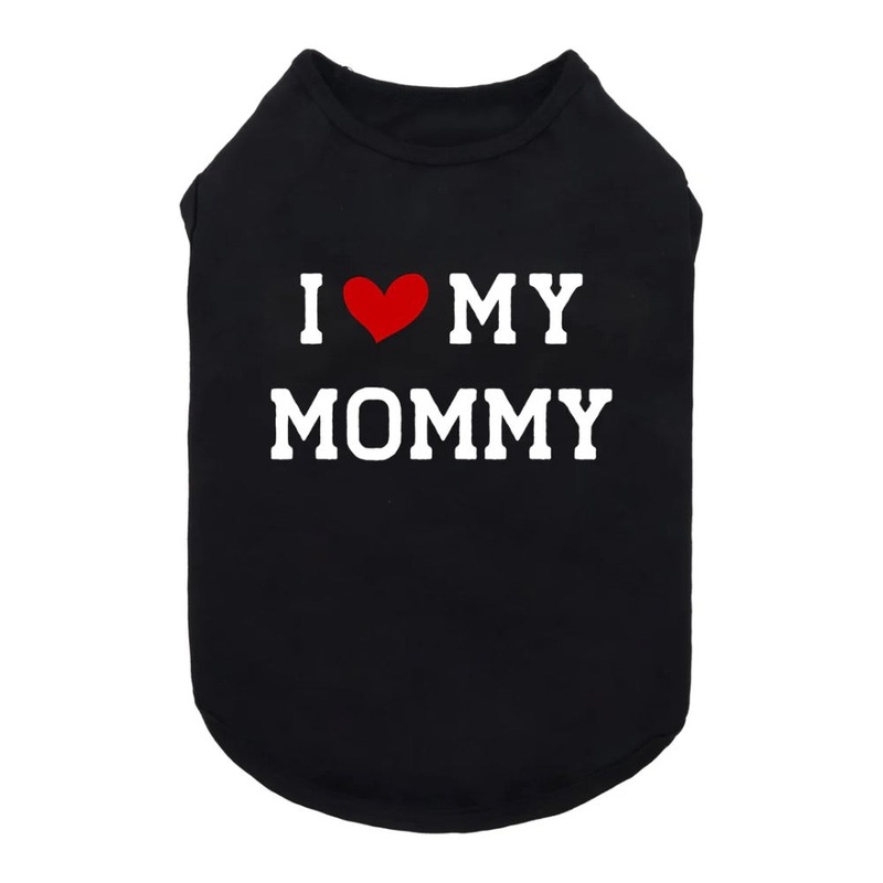 Fitwarm I LOVE MY MOMMY SHIRT – Black