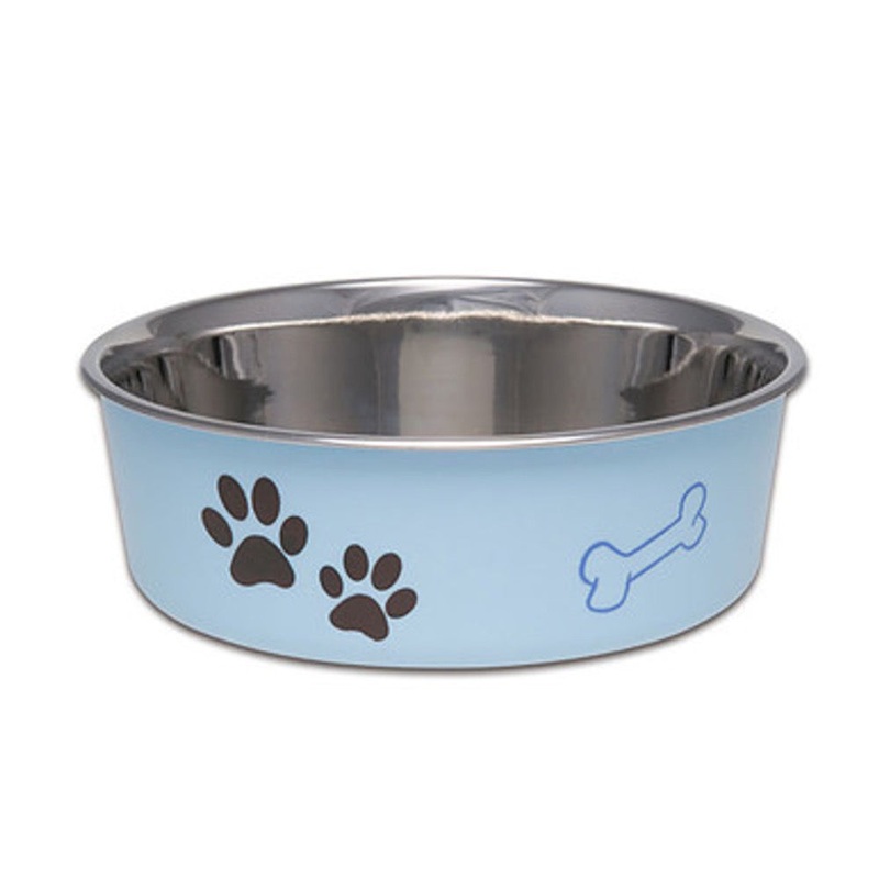 Loving Pets Bella Bowl Stainless Steel Dog Bowl – Murano Blue