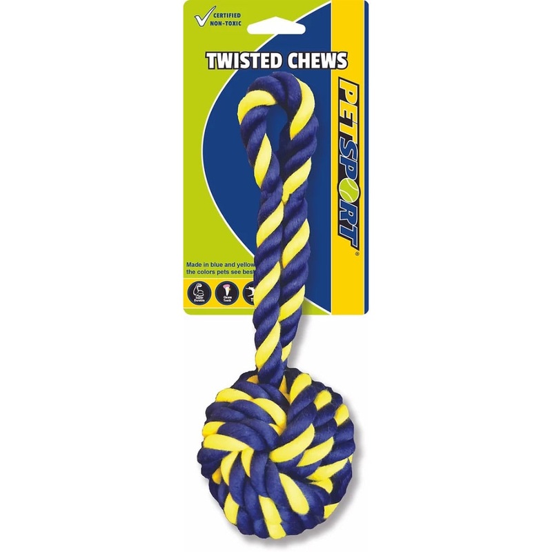 PetSport Large Braided Monkey Fist 10 Rope