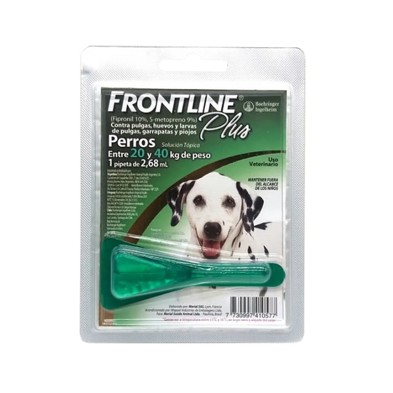 Plus for Dogs Flea and Tick Treatment (Large Dog, 20-40kg.) – 1 Dose