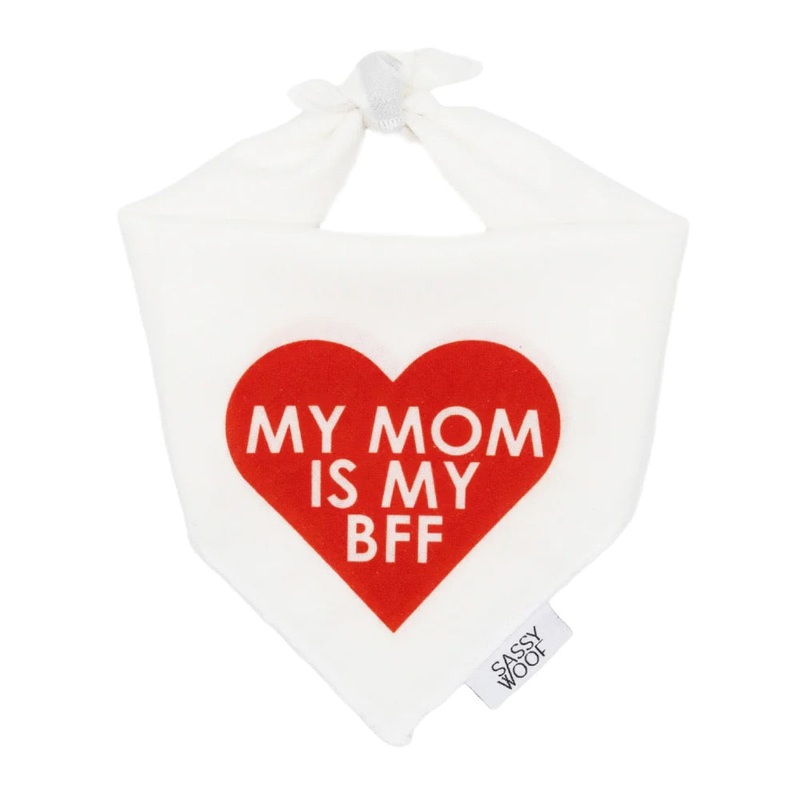 Sassy Woof DOG BANDANA – MY MOM IS MY BFF
