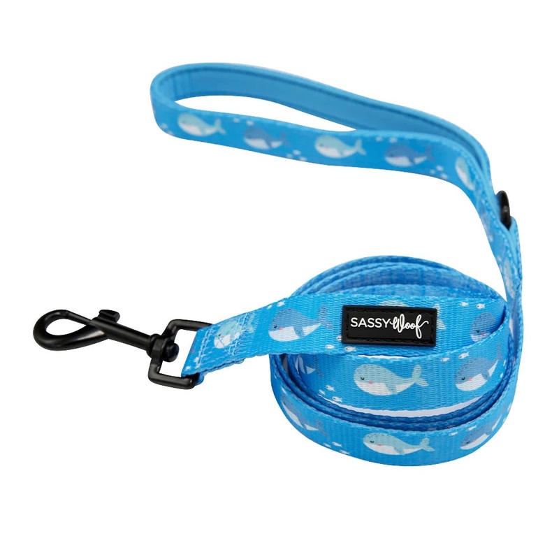 Sassy Woof DOG LEASH – MIGHT AS WHALE