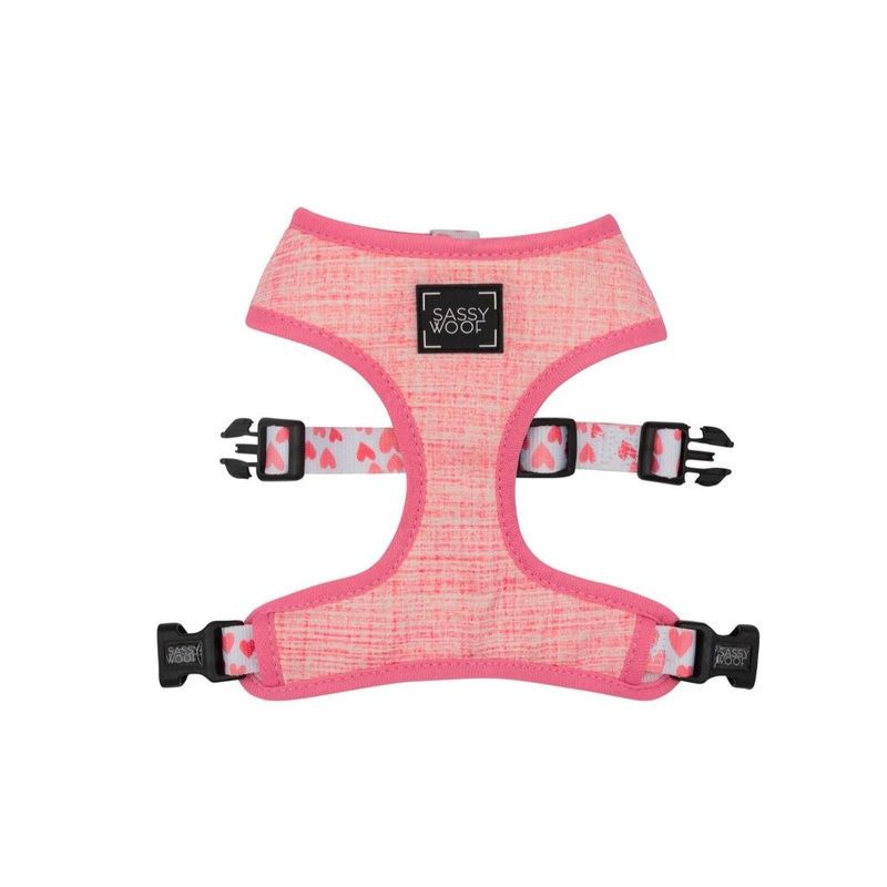 Sassy Woof REVERSIBLE HARNESS – DOLCE ROSE