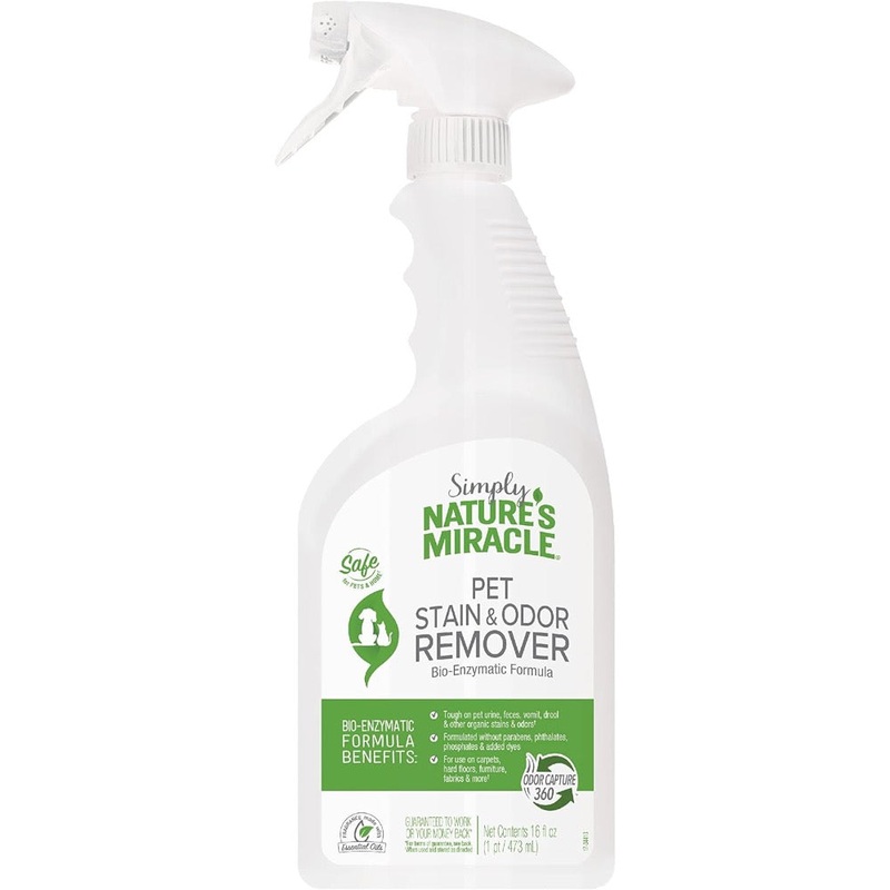 Simply Nature’s Miracle Pet Stain and Odor Remover 16 oz