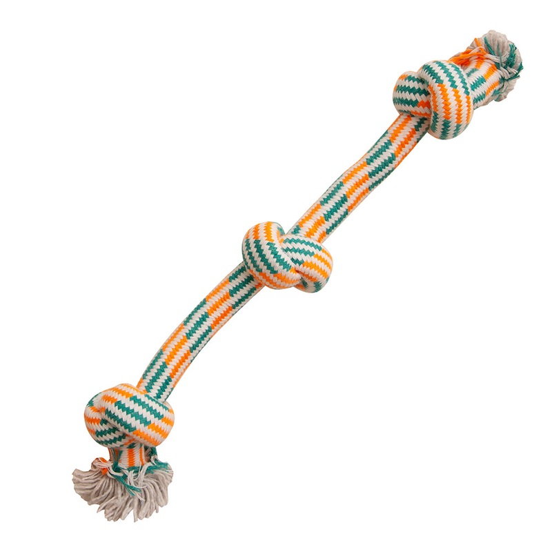 Snugarooz Knotty N’ Nice – 16 Rope Toy (Assorted Colors)