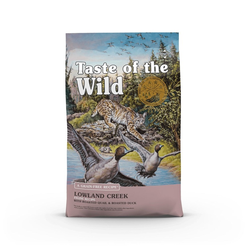 Taste Of The Wild Lowland Creek Feline Recipe with Roasted Quail & Roasted Duck 2kg