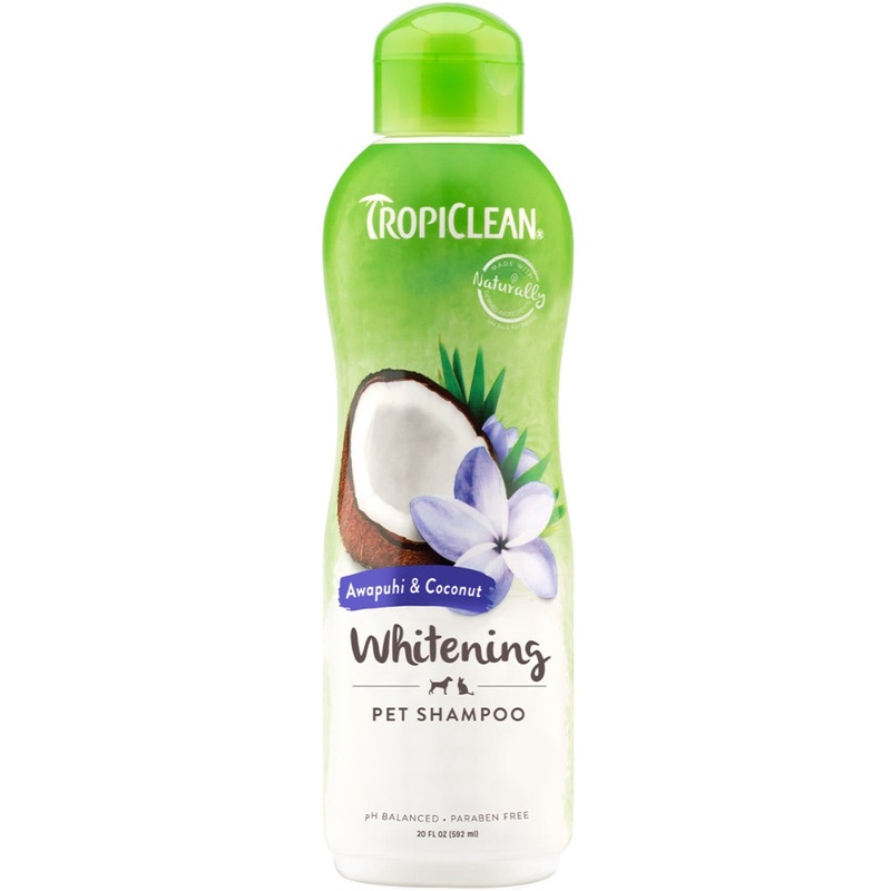 TROPICLEAN AWAPUHI & COCONUT WHITENING PET SHAMPOO