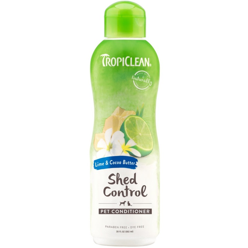 TROPICLEAN LIME & COCOA BUTTER SHED CONTROL CONDITIONER FOR PETS
