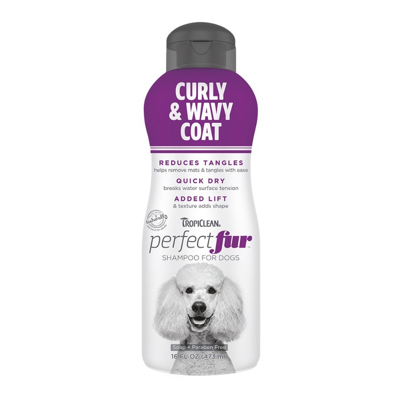 TROPICLEAN PERFECTFUR CURLY & WAVY COAT SHAMPOO FOR DOGS