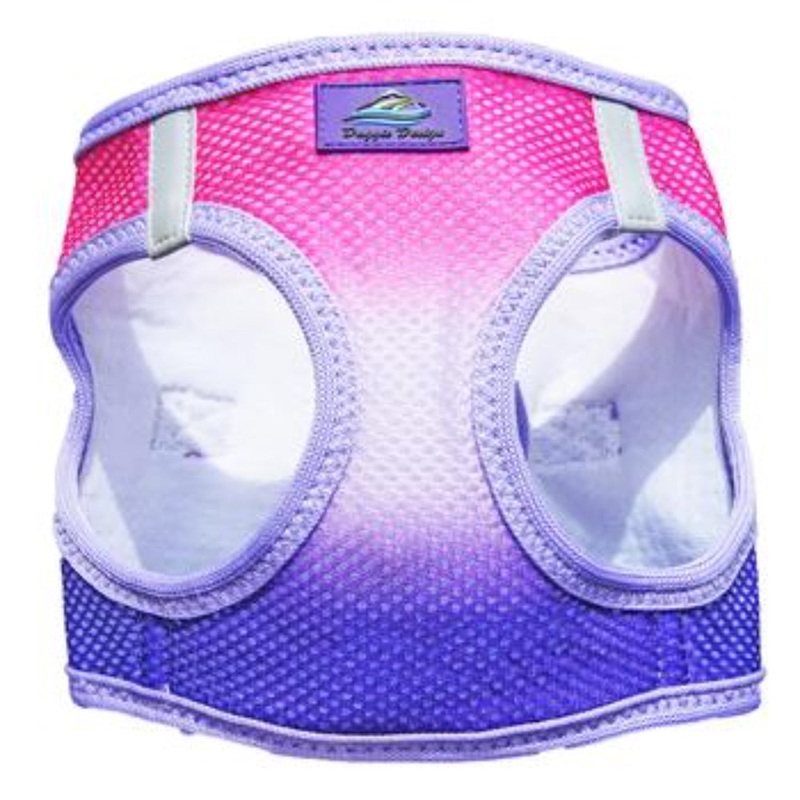Doggie Design American River Choke Free Dog Harness Ombre Collection – Raspberry Sundae