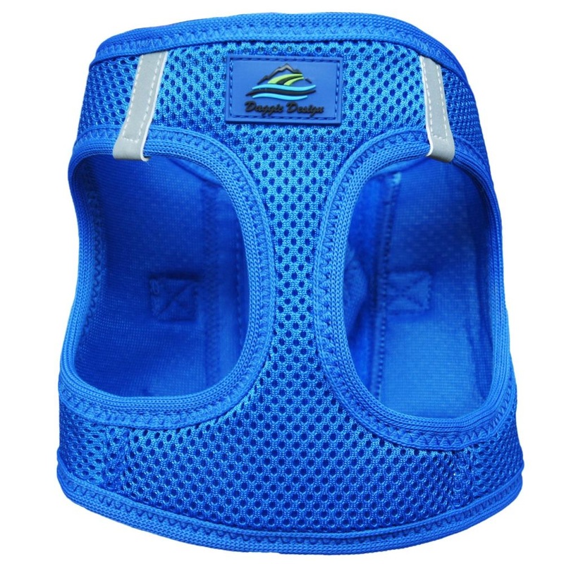 Doggie Design American River Solid Ultra Choke Free Dog Harness – Cobalt Blue