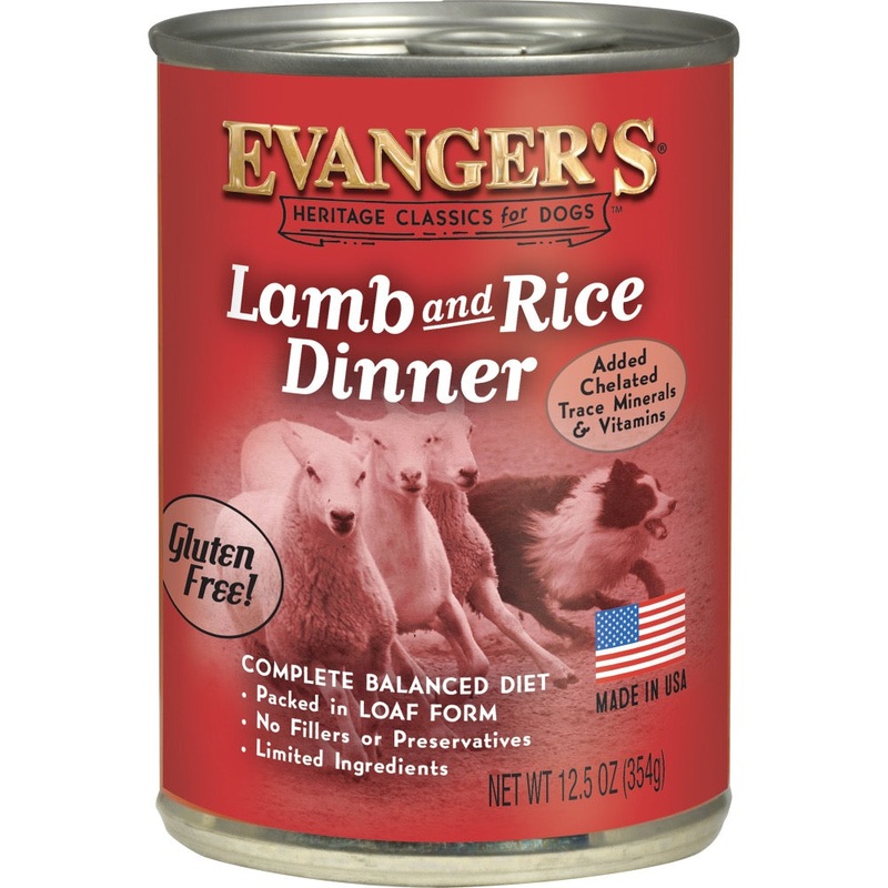 Evanger’s Heritage Classic Lamb & Rice Dinner  12.5oz